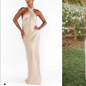 Showmeyourmumu Jasmine dress in Champagne